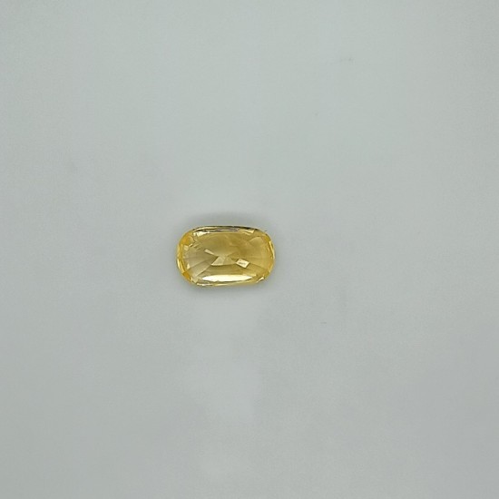 Yellow Sapphire (Pukhraj) 7.63 Ct Lab Tested Yellow Sapphire (Pukhraj) 7.63 Ct Lab Tested